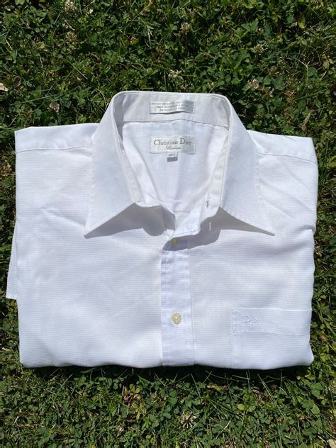 christian dior white shirt|christian dior chemises shirt.